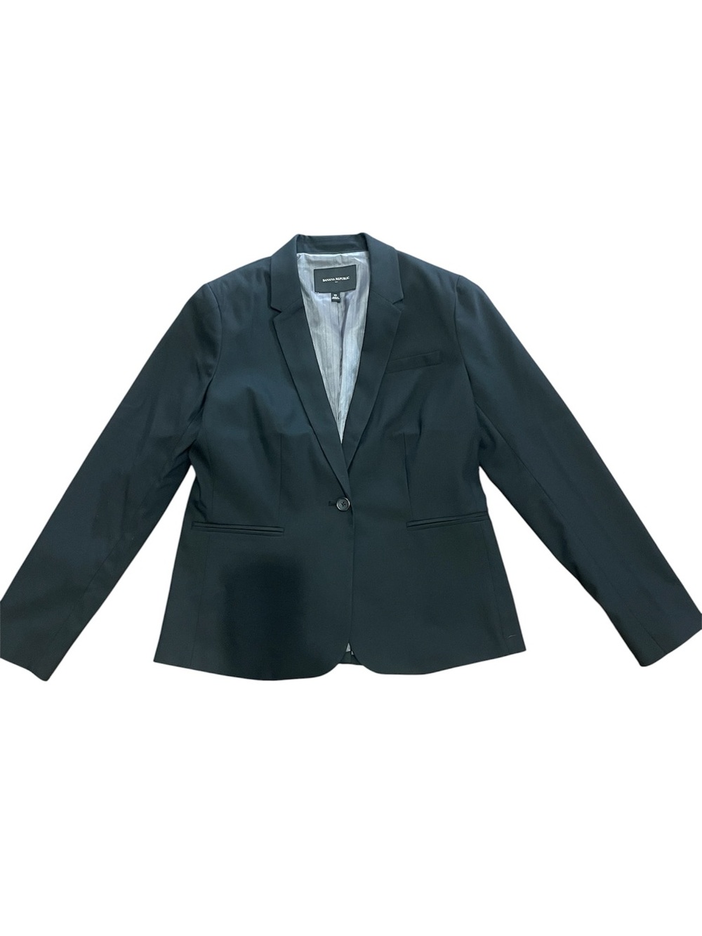 Banana Republic Women's Black Tailored Single-Button Blazer Like New